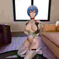 Rei Ayanami Erotic - Anime NSFW Figure (Printable STL)