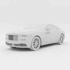 Rolls-Royce Wraith - car, vehicle, automobile, sports car, classic car, race car, toy car, RC car, 3D car model, sedan, SUV, pickup truck, convertible, hatchback, coupe, luxury car, supercar, electric car, 4x4, car toy, RCcar body / RC car shell, slot car