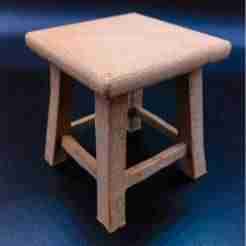 Rustic stool LILMOB-06 / Rustic stool