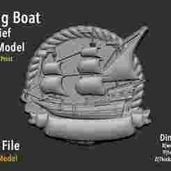 Sailing Boat Badge
