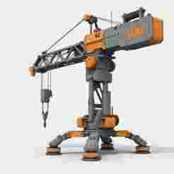 sci-fi crane