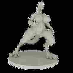 Sexy Salazzle 3D Printable Statue – NSFW Fantasy Lizard Woman Figurine STL Model