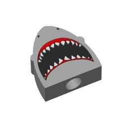 SHARK! Straw topper 2 sizes 3MF File included