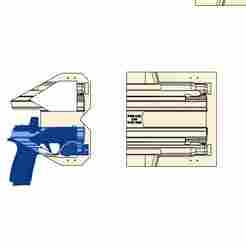 Sig Sauer P365 AXG Legion / P365 X Macro TLR-7 Sub IWB Taco Holster Mold with TrimJigg