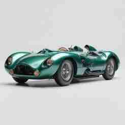 Single STL Aston Martin DBR1 - printable car, dragster, blender car, nissan, monster truck, coupe, genesis, mercedes 3D Model