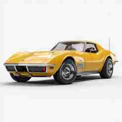 Single STL Chevrolet Corvette C3 L88 - dodge, vehicle, porsche, detailed car, electric car, vintage car, volkswagen, 3ds car 3D Model