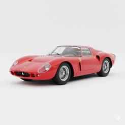 Single STL Ferrari 250 LM - rolls royce, alfa romeo, slot car, stylized car, detailed car, jeep wrangler, peugeot, audi 3D Model