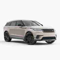 Single STL Land Rover Range Rover Velar - chrysler, ferrari, fantasy car, fire truck, truck, stylized car, , dodge charger 3D Model