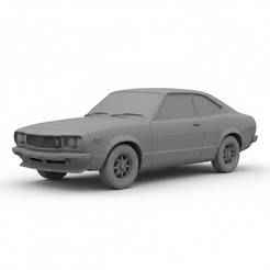 Single STL Mazda RX-3 Savanna - detailed car, tesla cybertruck, autocad car, electric car, obj car, gltf car, race car, mitsubishi lancer evo 3D Model