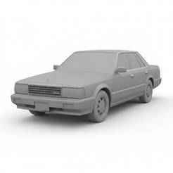 Single STL Nissan Cedric Y30 - lego car, coupe, hatchback, jeep, suv, fbx car, volkswagen, stance car 3D Model