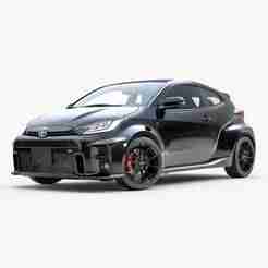 Single STL Toyota Aqua GR Sport - glb car, retro car, miniature car, volkswagen, low poly car, mini cooper, gltf car, buggy 3D Model