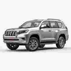 Single STL Toyota Land Cruiser Prado - land rover, drift car, toy car, glb car, toyota supra, mazda rx7, lowrider, unity car 3D Model