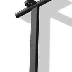 Sleek Mesh-Back Office Chair ArmRest Replacement Part