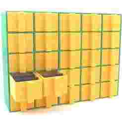 Small parts organizer with 25 drawers - Customizable