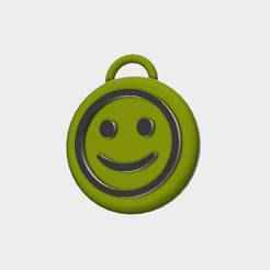 Smiling Emoticon Key Chain