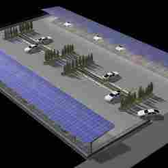 Solar parking layout 25-35