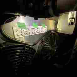 SPAL 30130012  bypass flap template