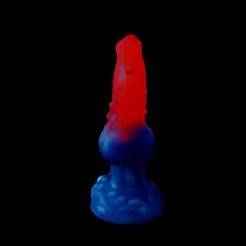spike Knotted Alien Dildo