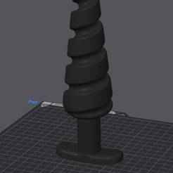 Spiral Seduction 3D-Printable Corkscrew Plug