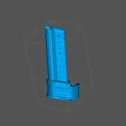 Springfield XD‑S Mod.2 9mm Magazine with Extension – High Quality 3D Scan – Not a Holster Mold