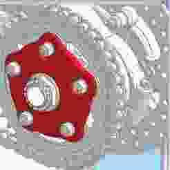 Sprocket Lock Motorcycle of Ducabike Ducati 1100S 3D Step file for machining
