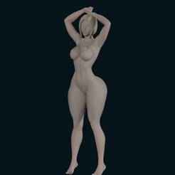 Thick curvy body girl high details nsfw 3d model