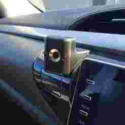 Toyota Hilux UHF mic handpiece angled dash mount N80