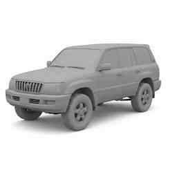 Toyota Land Cruiser 100 - car, vehicle, automobile, sports car, classic car, race car, toy car, RC car, 3D car model, sedan, SUV, pickup truck, convertible, hatchback, coupe, luxury car, supercar, electric car, 4x4, car toy, RCcar body / RC car shell, slo