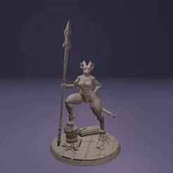 Tribal Dragoness Hunter