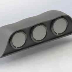 Triple guages holder (52mm)