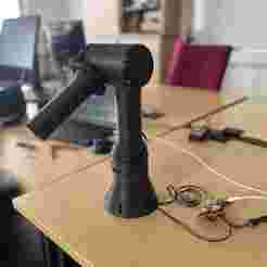 Two-stage planetary gearbox with 16:1 shaft ratio