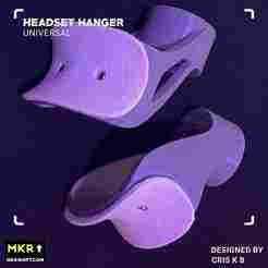 Universal Headset Wall Mount