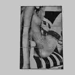 WALL ART - a blonde woman in stockings and tights is sitting on a chair