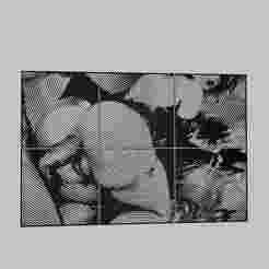 WALL ART - a group of women in a swimming pool with a man