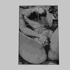 WALL ART - a woman in a green dress is lying on the floor