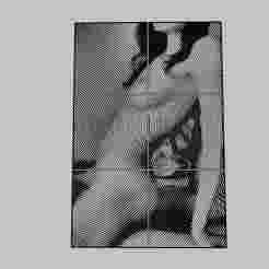 WALL ART - young girl is playing with her pussy