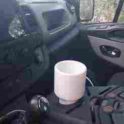 Water bottle holder for renault trafic