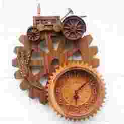 Wooden clock