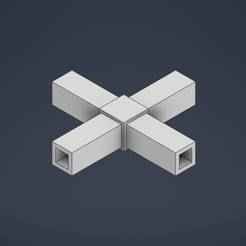 X1 connector for aluminum profile 20*20*2mm