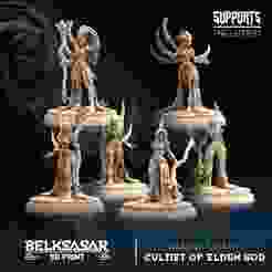 Zealot Cultist Nude and Normal Set x6