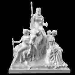 Europe Group, part of the Albert memorial in South Kensington, London