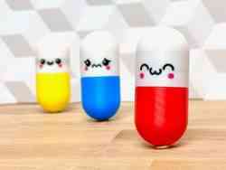 Kawaii Pill Box (cute faces to your storage)