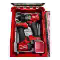 Milwaukee Packout Insert - M12 Impact & Drill - Batteries & Airtag