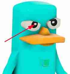 Perry the platypus (Agent P) - Phineas and Ferb