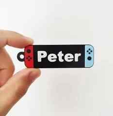 Single layer football jersey name tag - Tony