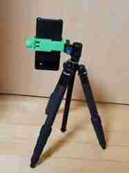 Smartphone mount on Arca Swiss quick release shoe for tripod (phone holder)