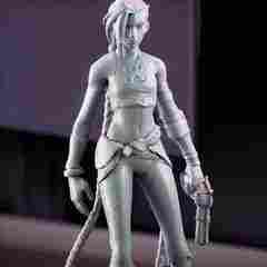 The Paintress from Clair Obscur Expedition 33 - Fan Art Bust - Print By Parts - La pintora de Clair Obscur Expedition 33 - Busto - ImpresiÃ³n por partes