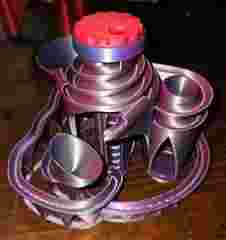Vase with flat base - 2 variants and dervish spiral version.