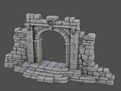 wallmount gun plate copper