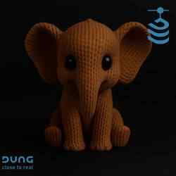 Elephant Knitted